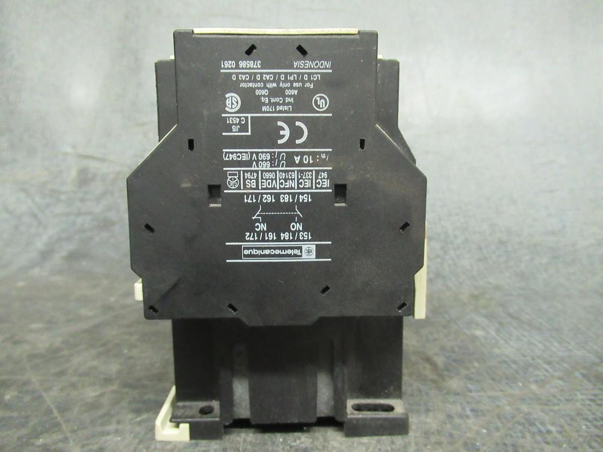 Used SCHNEIDER LP1D0901 600V 25A 7.5HP COIL: 24V **WARRANTY INCLUDED**