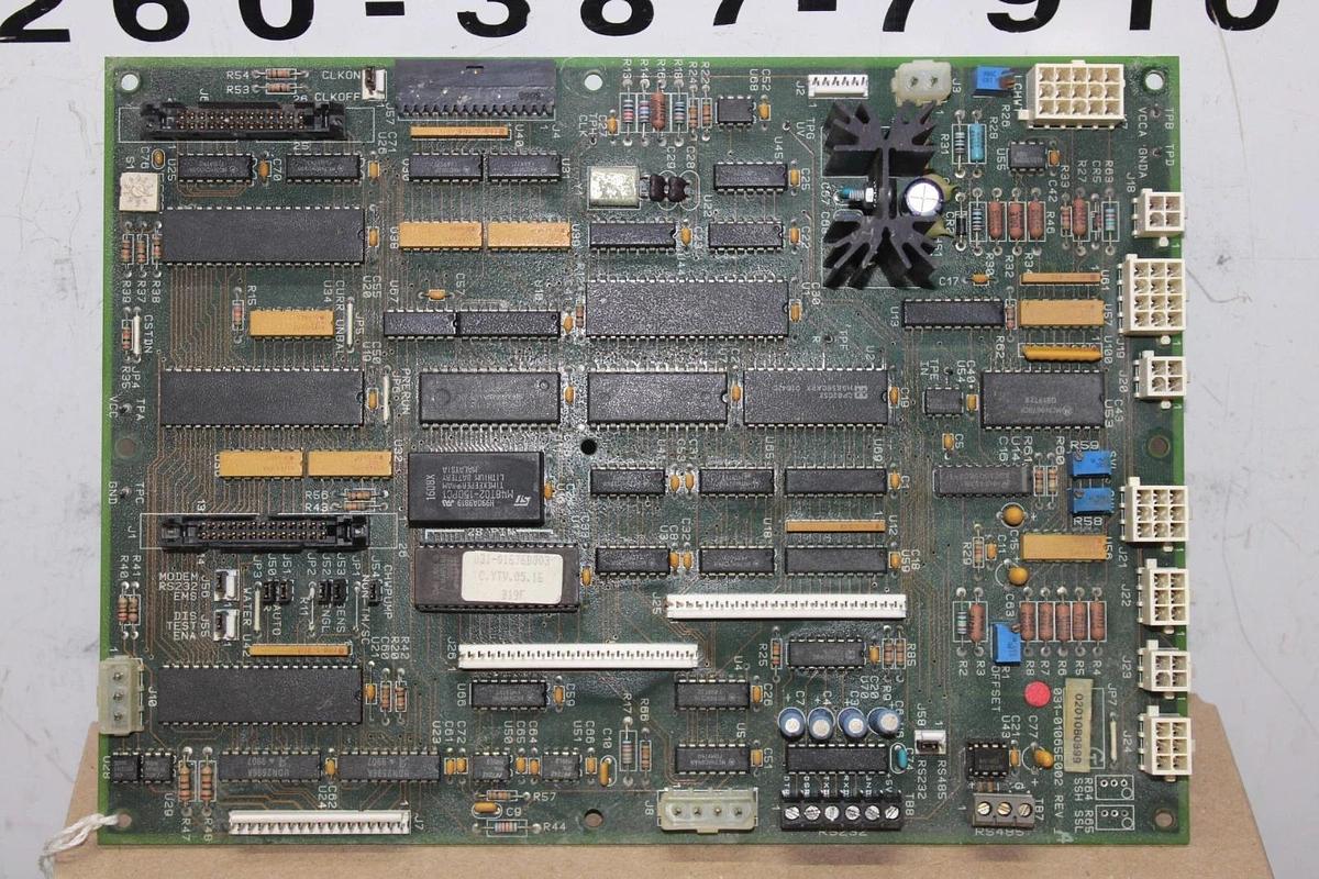 Used YORK CHILLER CONTROL CIRCUIT BOARD 031-01065E002 REV. A **WARRANTY INCLUDED**