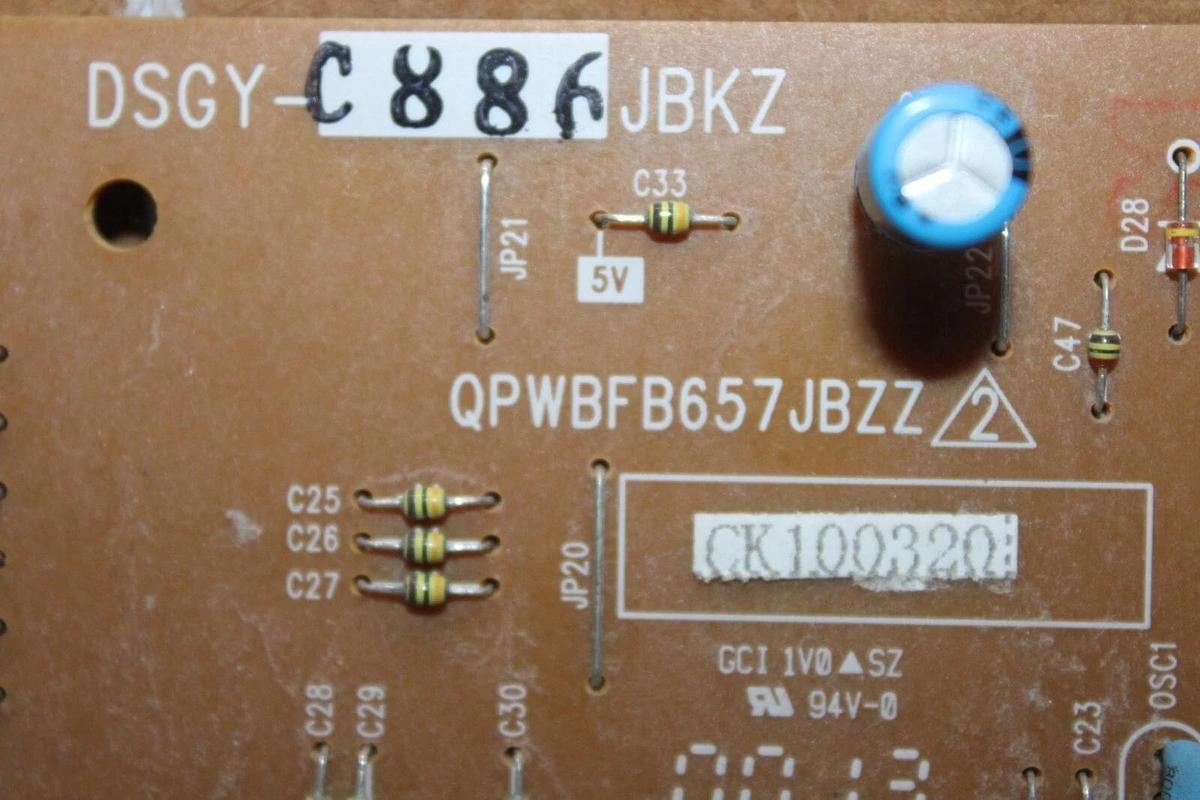 Used GENERAL ELECTRIC PTAC CONTROL QPWBFB656JBZZ DSGY-C886JBKZ *WARRANTY*