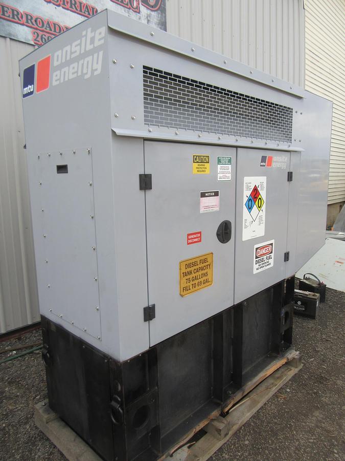 Used 20 KW DIESEL GENERATOR MTU 120/240 V 4LE1 ISUZU SOUND ENCLOSED 48 HRS  VIDEO