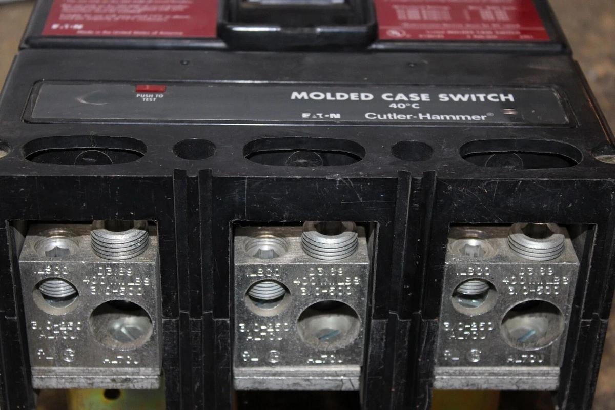Used CUTLER HAMMER MOLDED CASE SWITCH LS36040YE 400 AMP 600 VAC 3-POLE *WARRANTY*