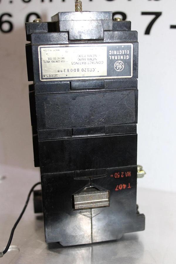 Used GENERAL ELECTRIC INDUSTRIAL RELAY CR120-BD083 COIL: 48 VDC **WARRANTY**