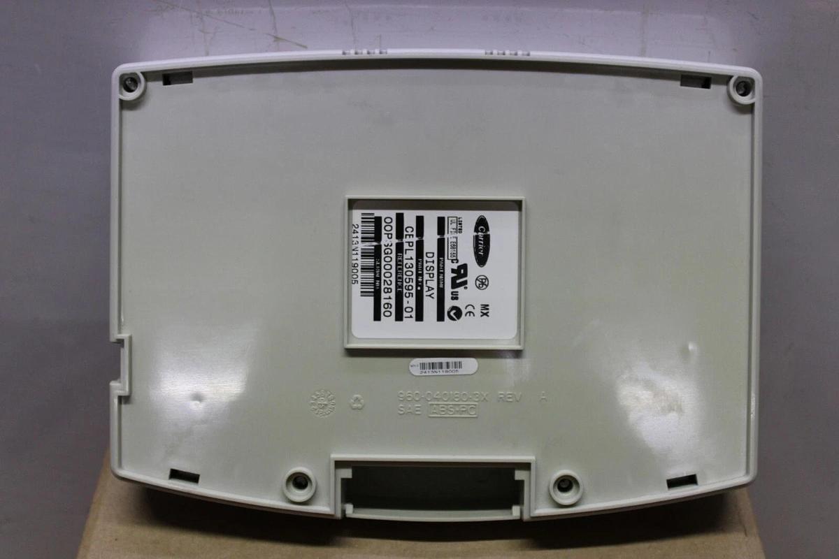 Used CARRIER CHILLER HMI OPERATOR INTERFACE DISPLAY CONTROLLER CEPL130595-01