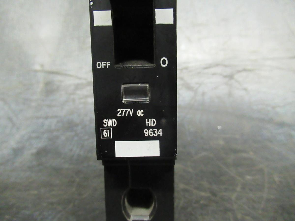 Used SQUARE D SINGLE POLE CIRCUIT BREAKER 20A EDB14020 277VAC **WARRANTY INCLUDED**