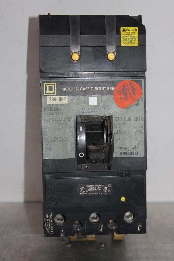 Used SQUARE D I-LINE CIRCUIT BREAKER FA34060 60 AMP 480 VAC 3-POLE