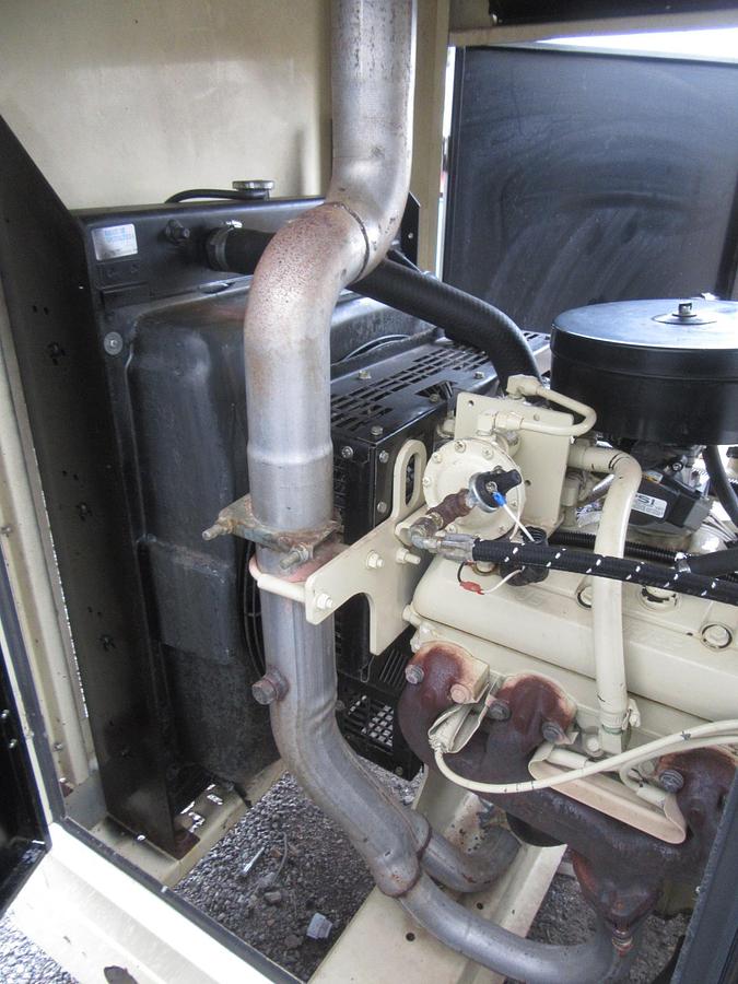 Used 45 KW PROPANE / NAT GAS GENERATOR KOHLER 120/240V 45RZG ENCLOSED VIDEO