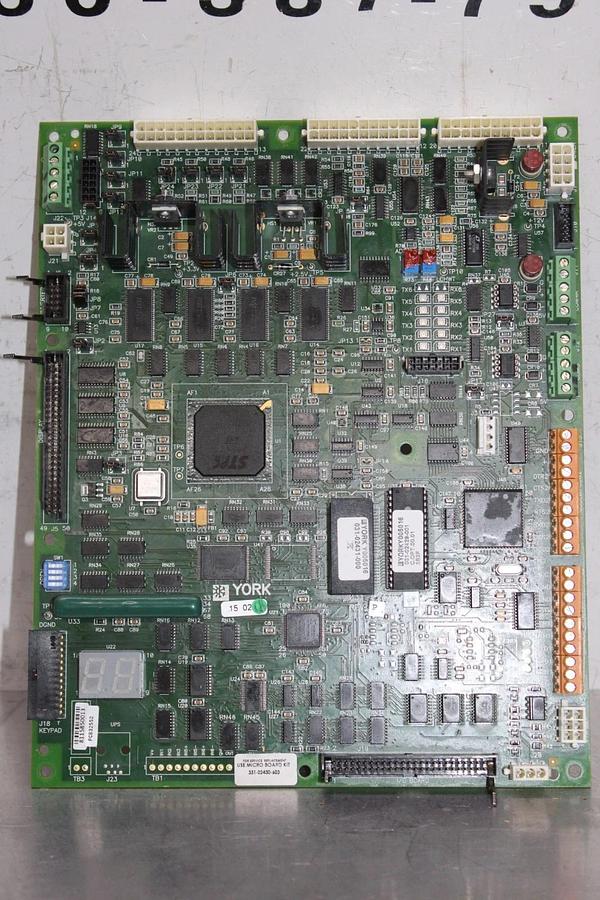 Used YORK CENTRIFUGE CHILLER CONTROL BOARD 031-02430-000 REV. P *WARRANTY*