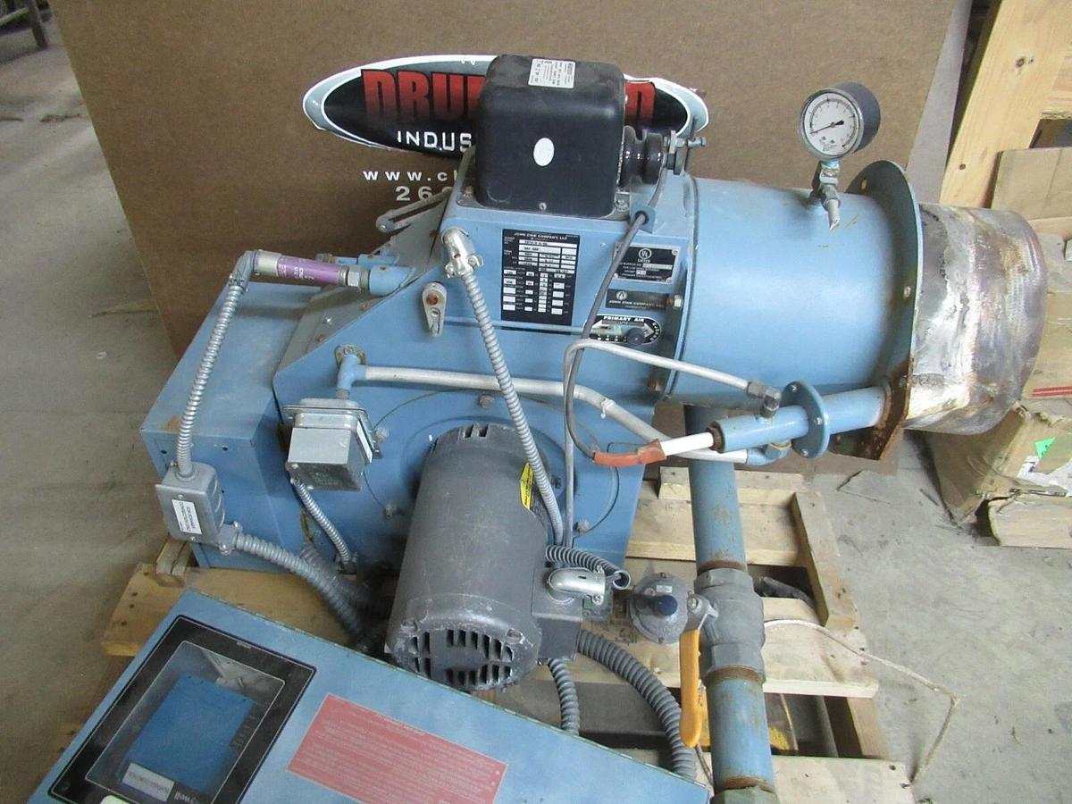 Used GORDON-PIATT NATURAL GAS BURNER TS10.2-G-50 3448 MBH 208 VOLT 14 AMP AR710049