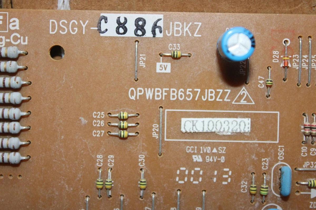 Used GENERAL ELECTRIC PTAC CONTROL QPWBFB656JBZZ DSGY-C886JBKZ *WARRANTY*