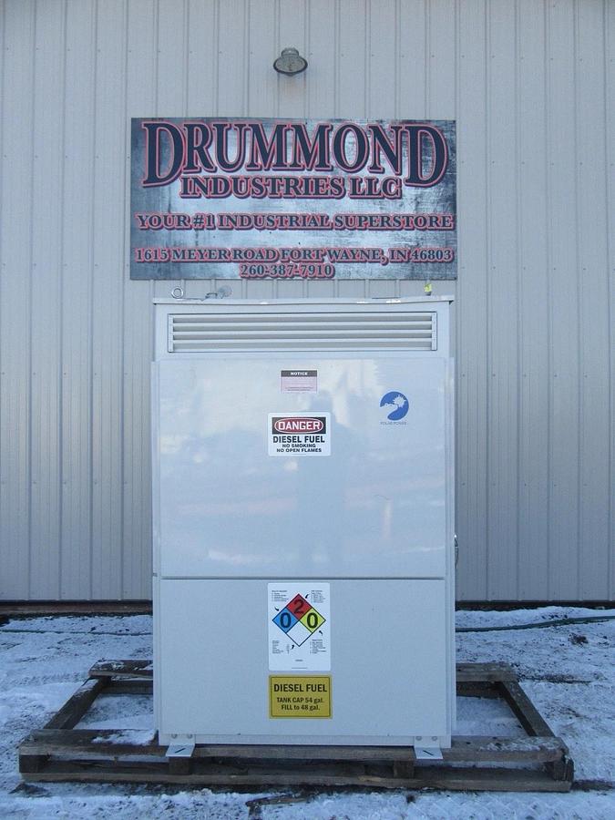 Used POLAR POWER 15KW DC GENERATOR DIESEL YANMAR 3TNV88 40-60V DC 119 HRS  *VIDEO*