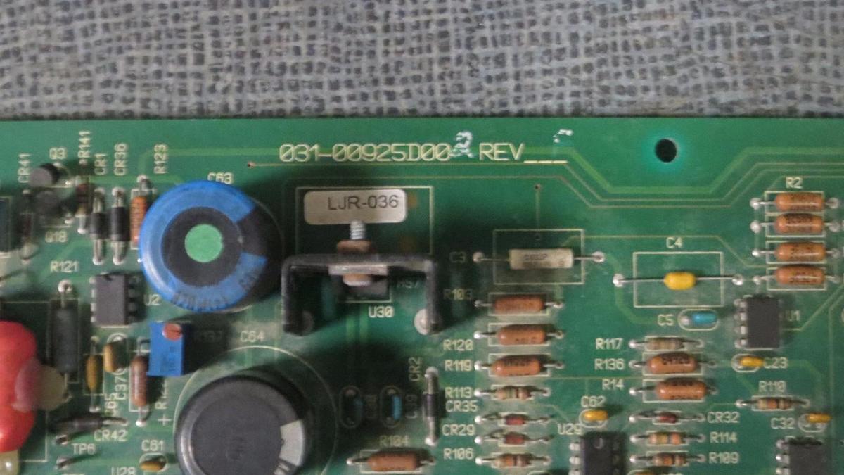 Used YORK CHILLER STARTER BOARD MODEL/REVISION: 031-00925D002 REV F **WARRANTY**