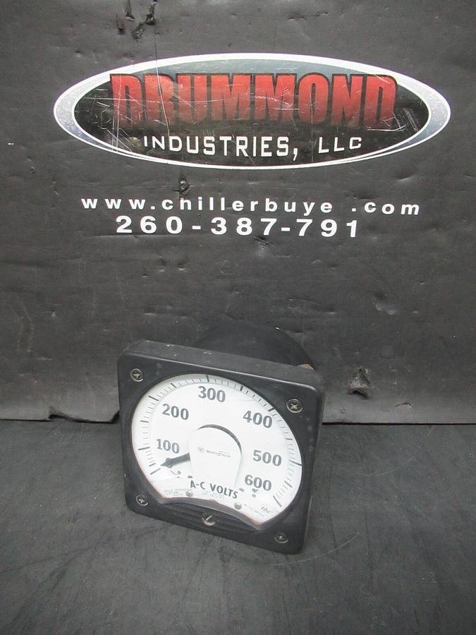 Used WESTINGHOUSE AC VOLT METER 291B462A10 KA-241 600 VOLT **WARRANTY INCLUDED**