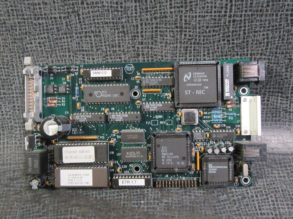 Used LIEBERT SYSTEM ETHERNET CARD 13-794916-05  *WARRANTY INCLUDED*