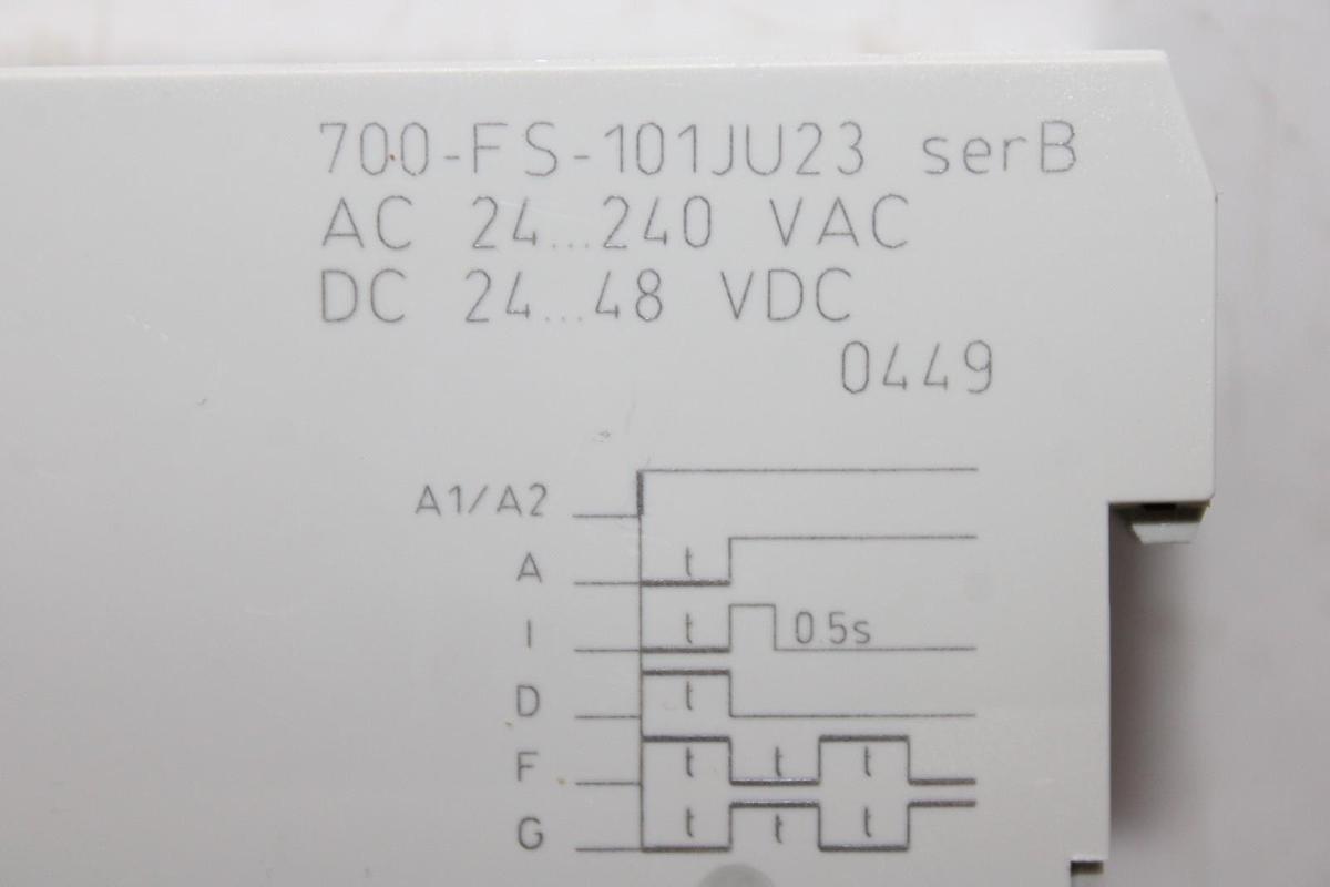 Used ALLEN BRADLEY TIME DELAY RELAY 700-FSA3BU23 240 VAC 24 VDC 0.15-3 SECOND