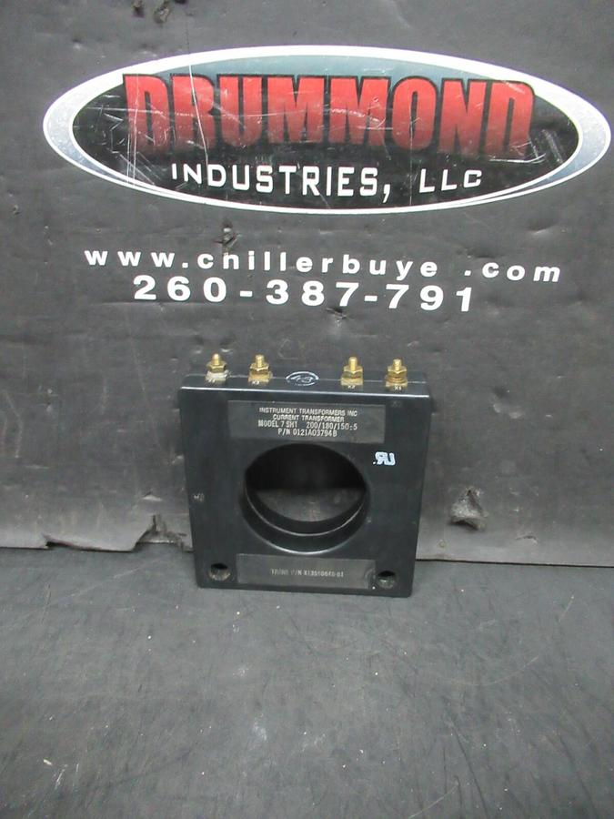 Used TRANE CURRENT TRANSFORMER 0121A03794B X13580048-01 200/180/150: 5 MODEL 7-SHT