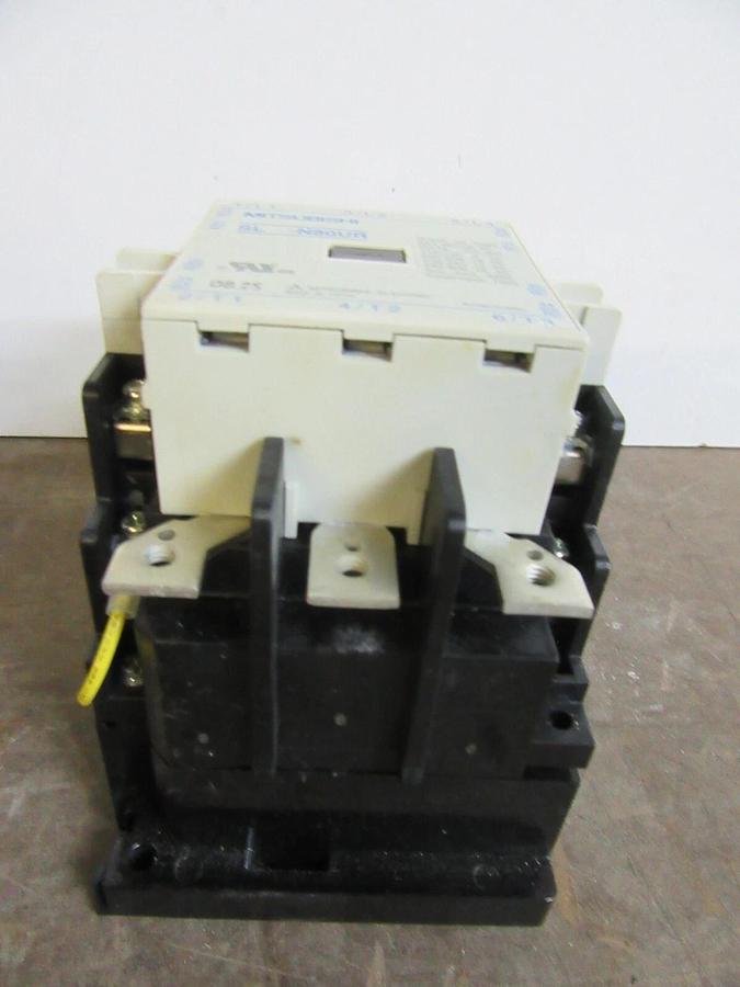 MITSUBISHI CONTACTOR SL-N8OUR 600 VAC 100 AMP 50 AMP 3-PHASE COIL: 240 VAC