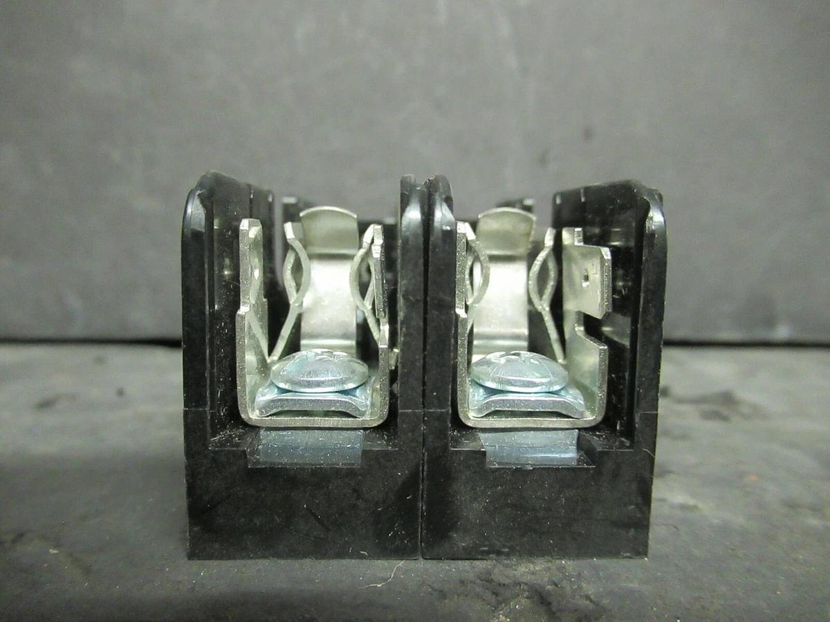 Used LITTELFUSE FUSE LUG SET L60030C2PQ 600 VOLTS 30 AMP **WARRANTY INCLUDED!**