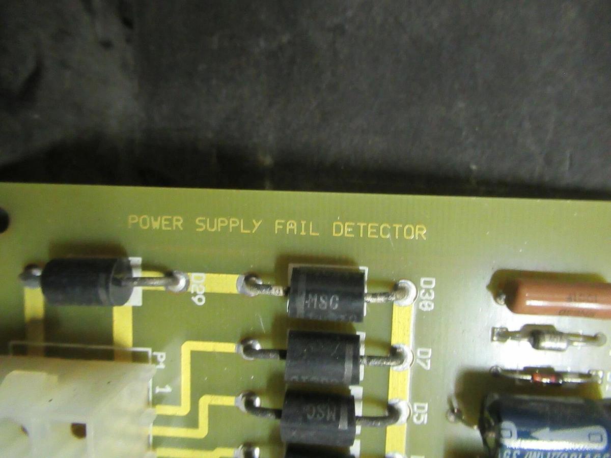 Used EXIDE 101072956 REV P3 POWER SUPPLY FAIL DETECTOR CIRCUIT BOARD 118302754 P1