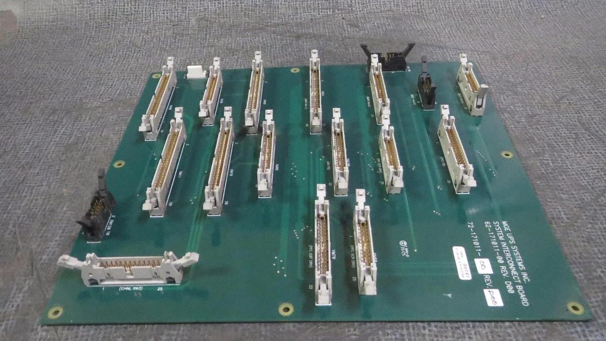 Used MGE UPS SYSTEMS SYSTEM INTERCONNECT ASSEMBLY 62-171011-00 72-171011-00