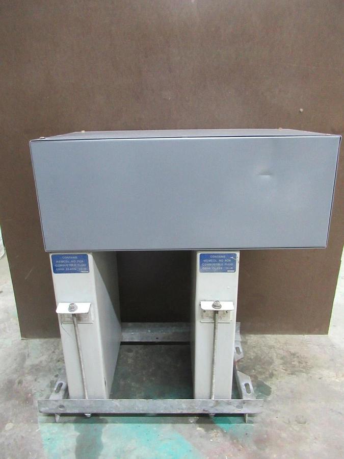 Used 100 KVAR (2-EA 50s) WESTINGHOUSE 480 V DYNA-VAC CAPACITOR BANK 1N02480A21A 3 PH