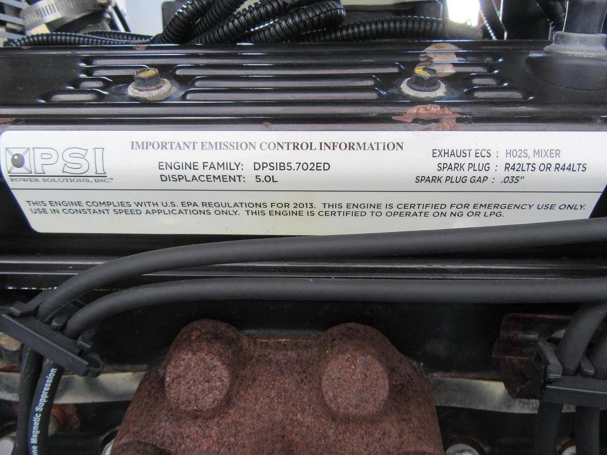 Used 50 KW GENERATOR  KOHLER 5.0 NATURAL GAS / LP 120/240V 1PH 784 HRS ENCLOSED VIDEO