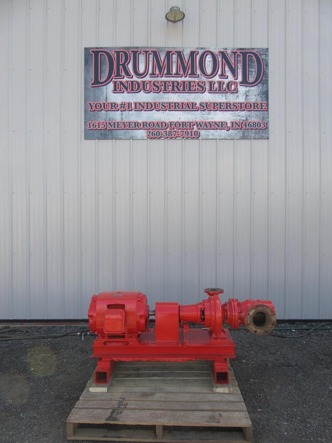 Refurbished 40 HP BELL & GOSSETT 2.5" X 3" 1510 CENTRIFUGAL WATER PUMP 3500 RPM 7.625" IMP