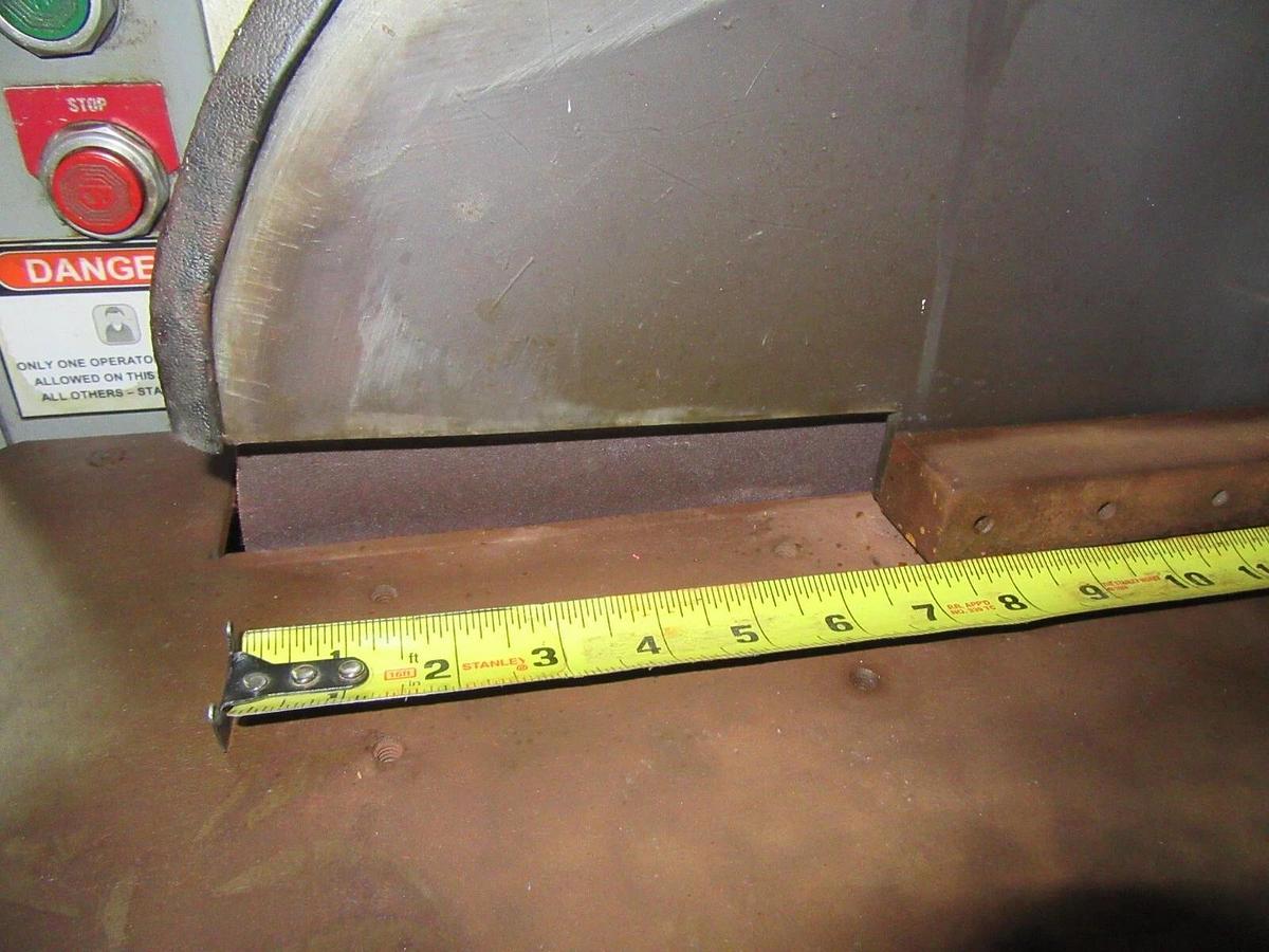 Used 15" STATE MFG 2 HP 208-230/460 VAC 3 PHASE STEEL OR WOOD DISC SANDER MODEL D15