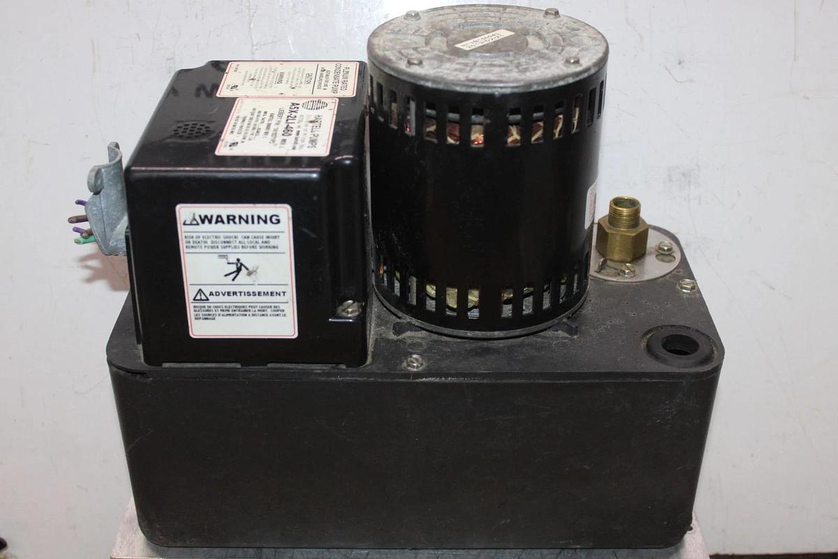 Used HARTELL LIEBERT PUMP A5X-2LI-460 806007 1A19271P2 460 VOLT 1.2 AMP 1-PHASE
