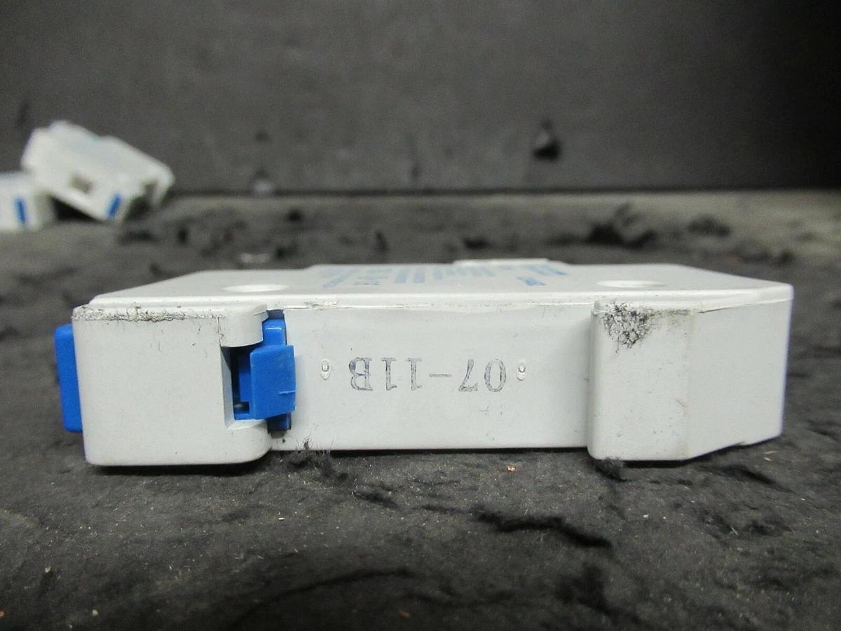 Used (3) 30 AMP 600 VAC 1 POLE FERRAZ SHAWMUT ULTRASAFE CLASS CC FUSE HOLDER USM11