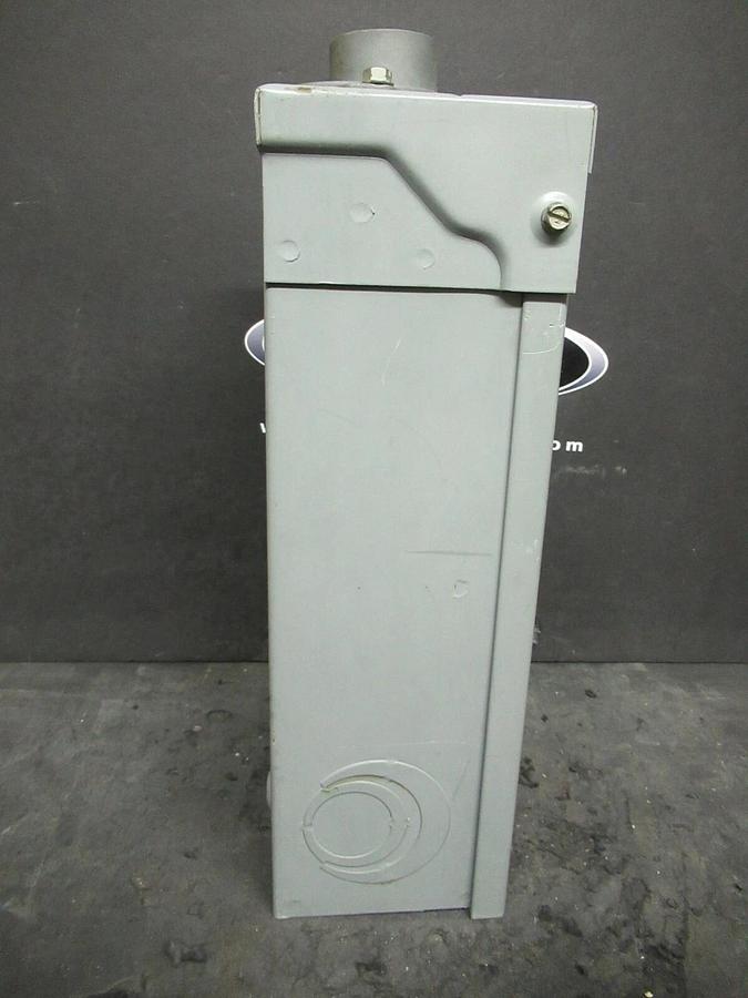Used SQUARE D CIRCUIT BREAKER ENCLOSURE NEMA 3R 100 A MAX 120 / 240 V 1 PH QO2100NRB