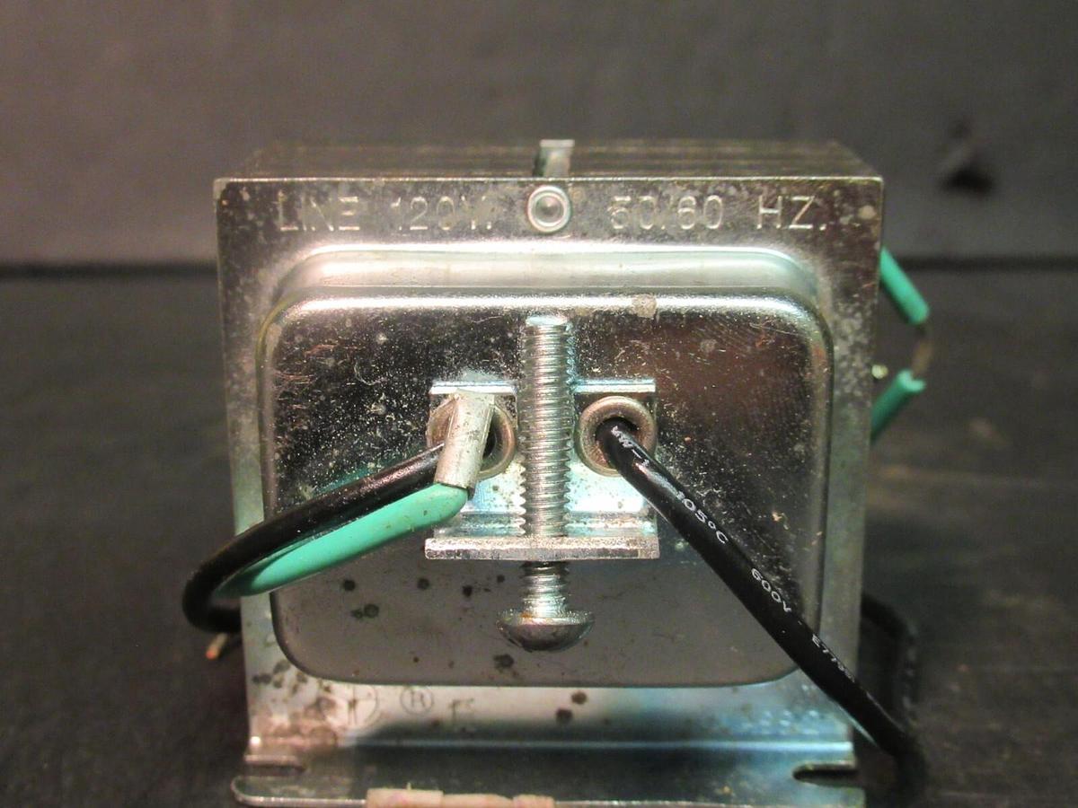 EDWARDS / GENERAL SIGNAL CONTROL TRANSFORMER CAT# 598 120 VAC PRI 8/16/24 VAC