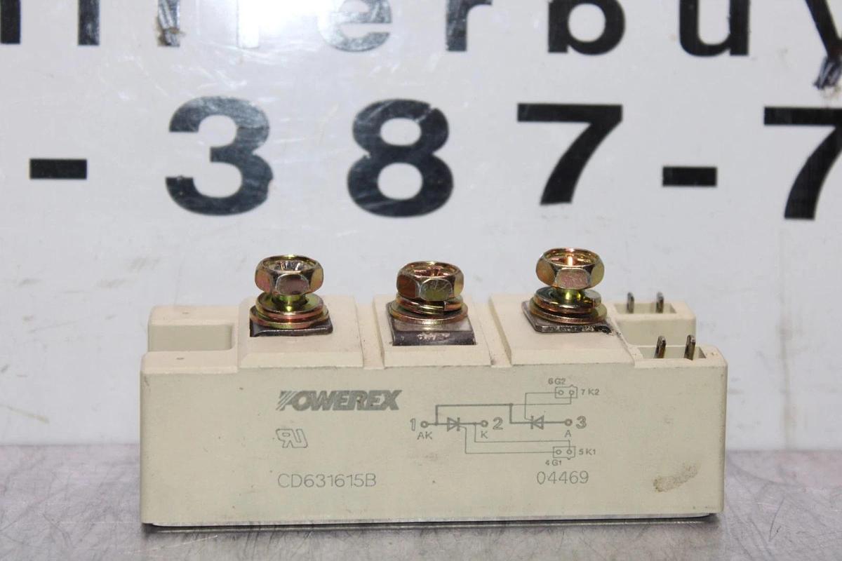 Used POWEREX IGBT POWERBLOCK MODULE CD631615B-04469 **WARRANTY INCLUDED**