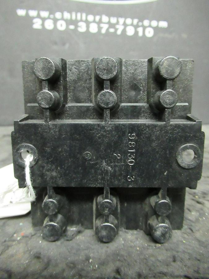 Used LITTELFUSE 30 AMP 240 / 250 VAC 3 POLE / PH FUSEHOLDER FUSE BLOCK LR25030-3CR