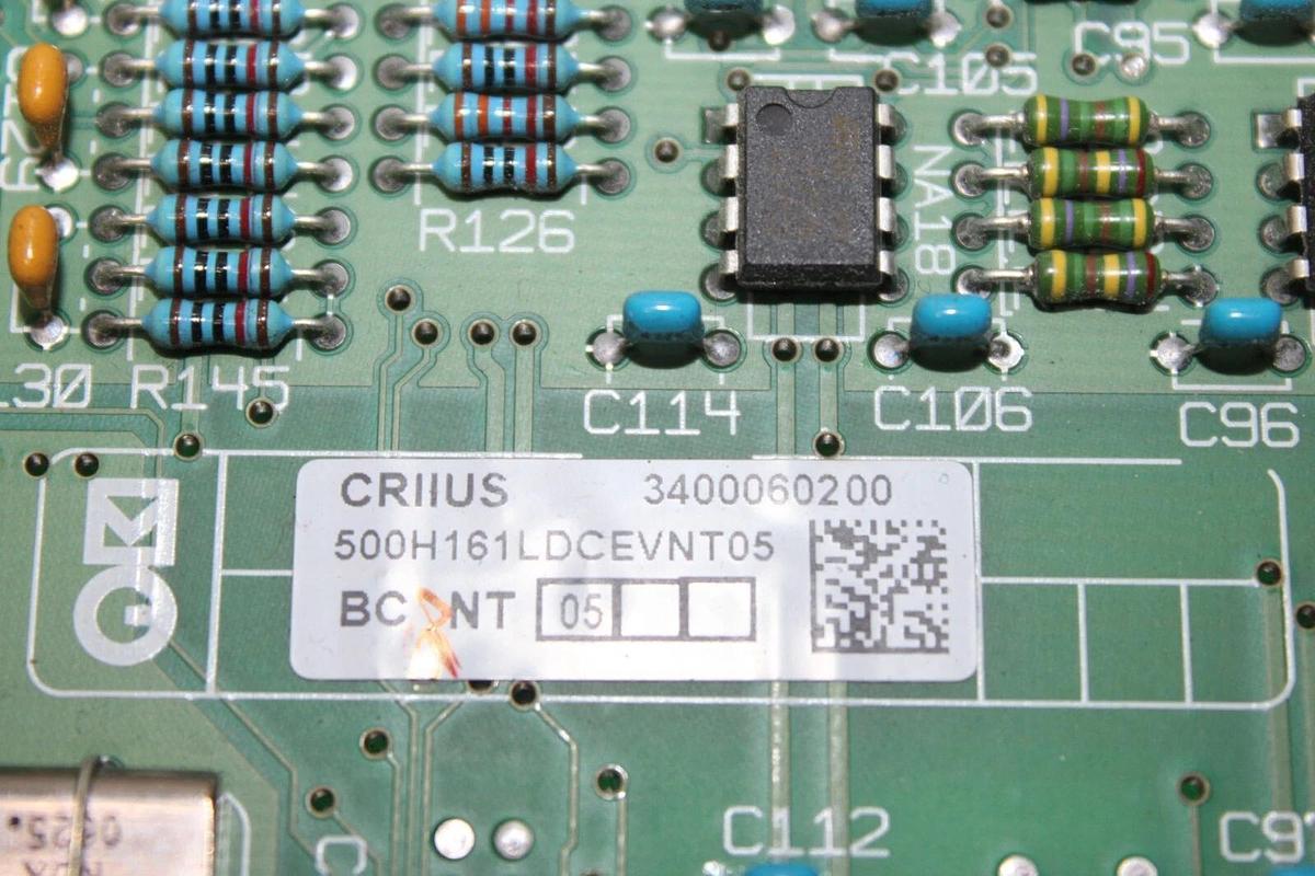 Used MGE SYSTEMS CRIIUS CIRCUIT BOARD 500H161LDCEVNT05 **WARRANTY**