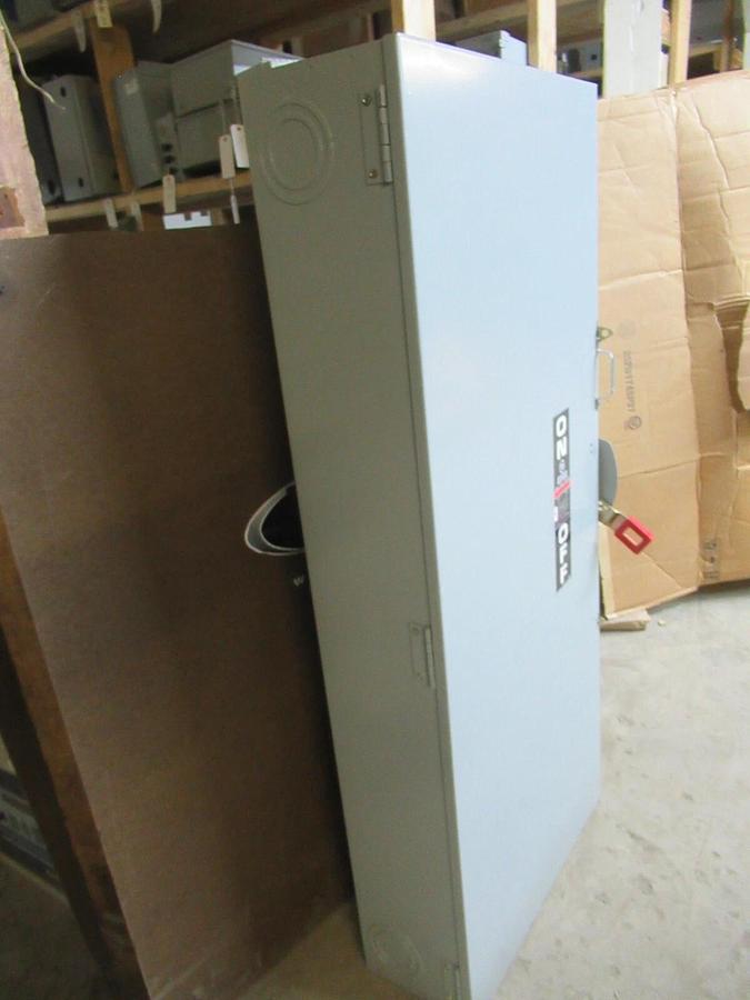 NIB GE 400 AMP HEAVY DUTY SAFETY SWITCH TH3365 TYPE 1 3-POLE 350 HP 600 V