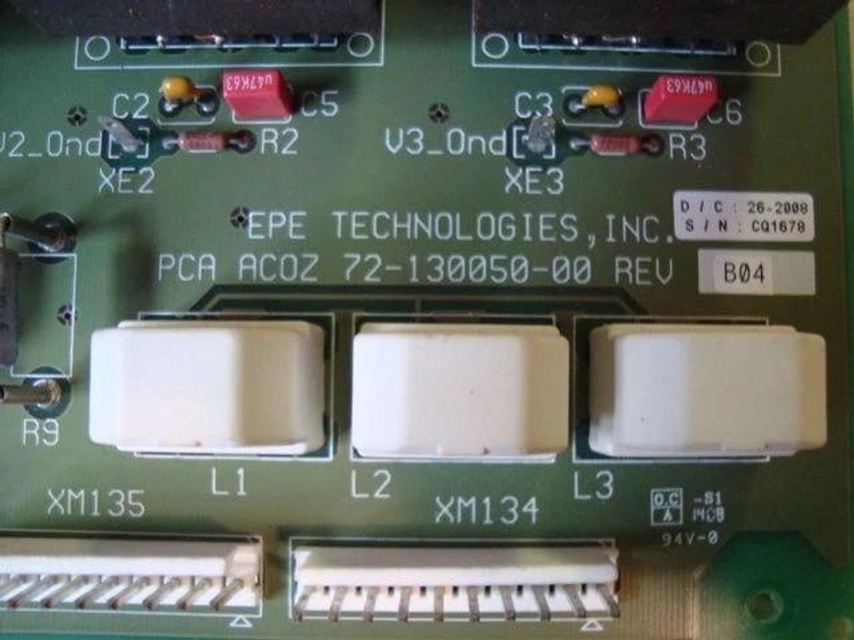 MERLIN GERIN EPE TECHNOLOGIES ACOZ CIRCUIT BOARD MODEL: 72-130050-00 REV B04