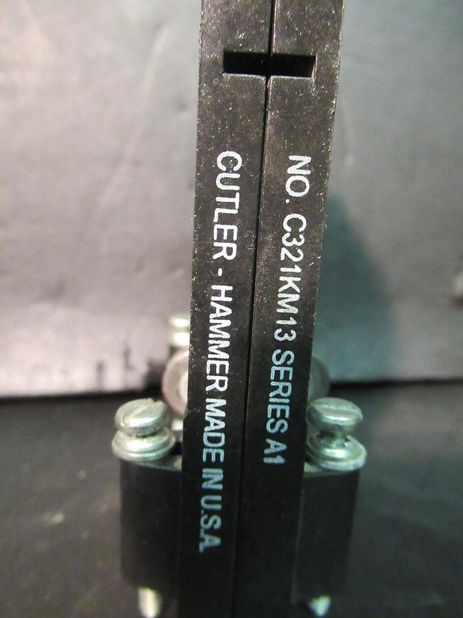 Used CUTLER HAMMER MECHANICAL INTERLOCK C321KM13 SERIES A1 **WARRANTY**