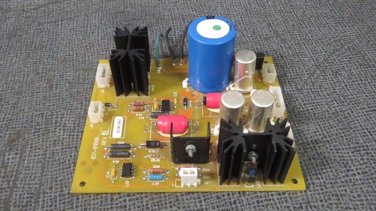 Used YORK CONTROL SUPPLY CIRCUIT BOARD MODEL: 031-01080 REV B
