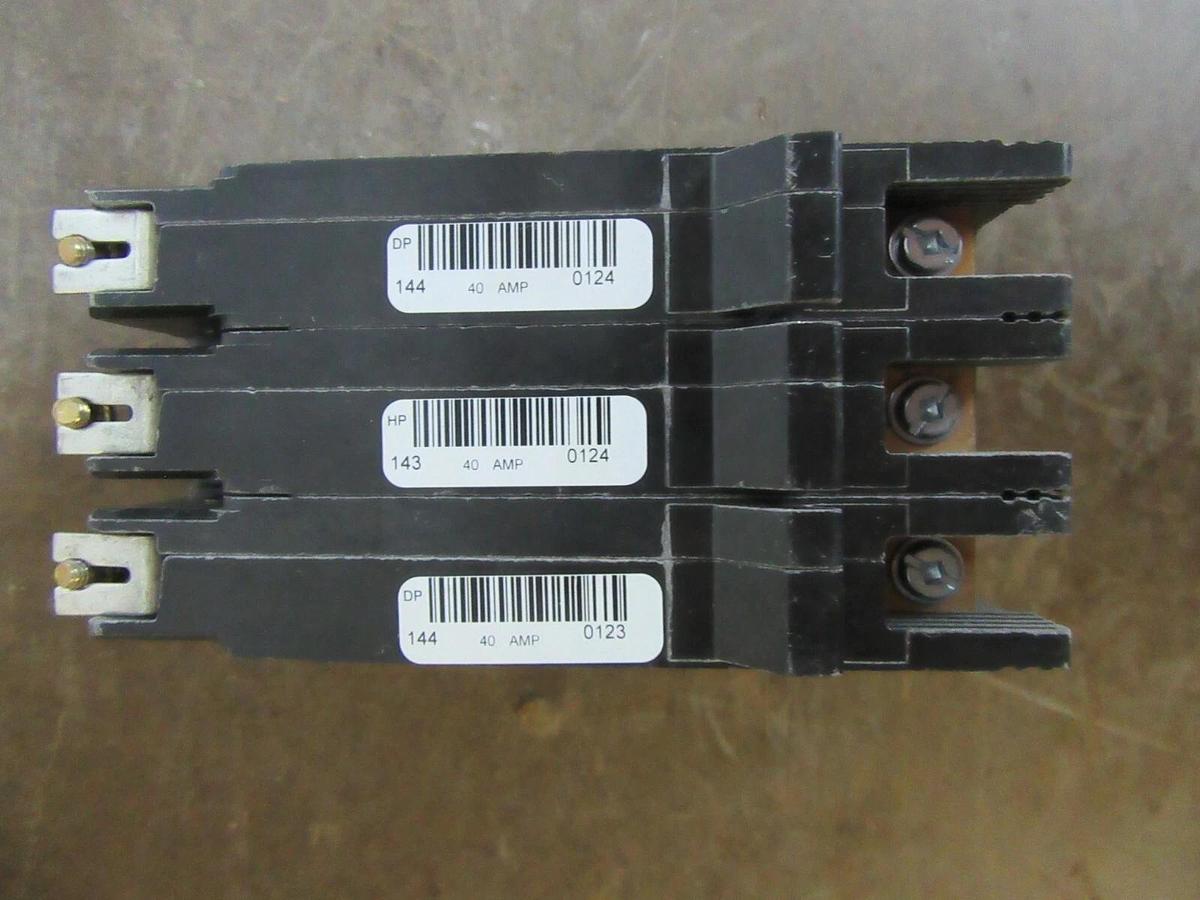 Used SQUARE D CIRCUIT BREAKER EDB34040 40 AMP 480/277 VAC 3-POLE **WARRANTY**
