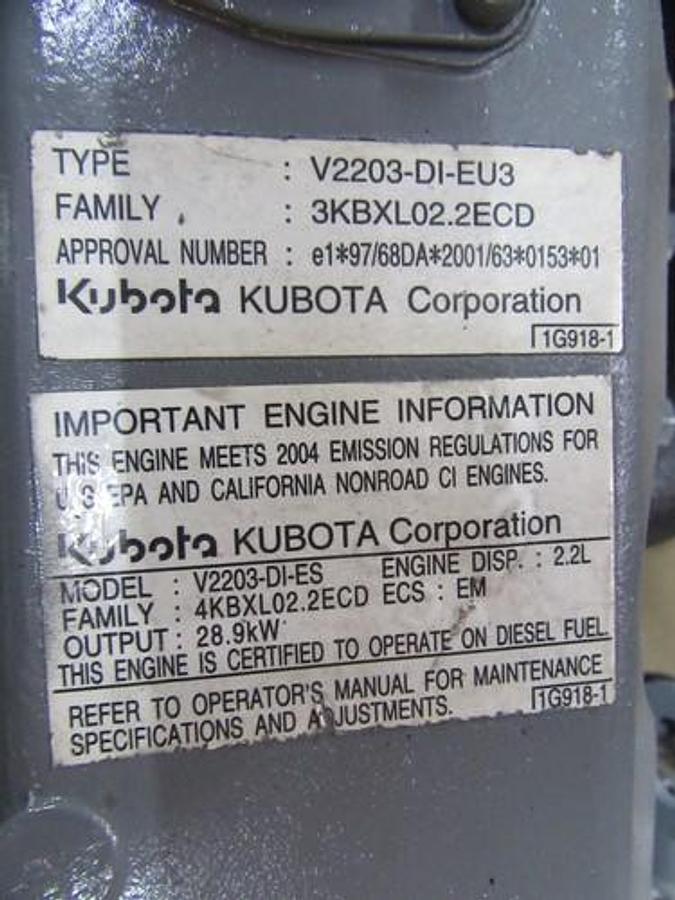 Refurbished 25 KW DIESEL KUBOTA GENERATOR 120/208V GENUINE STAMFORD NO WAIT IN STOCK