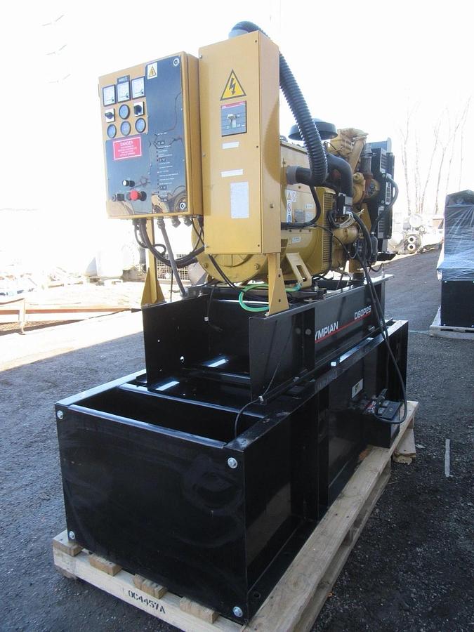 Used 60 KW DIESEL GENERATOR OLYMPIAN 120/240V CAT PERKINS 564 HRS VIDEO WE SHIP!