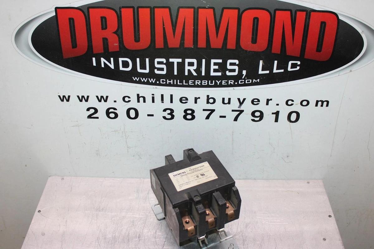 Used SIEMENS CONTACTOR 42FE35AF306R HN53HG120 600 VAC 75 AMP 3-POLE COIL: 120V
