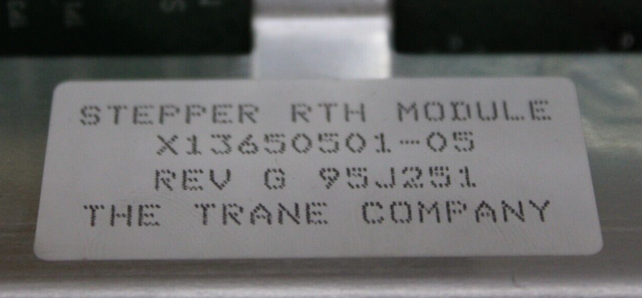 Used TRANE STEPPER RTH CHILLER MODULE X13650501-05 REV. G **WARRANTY INCLUDED**