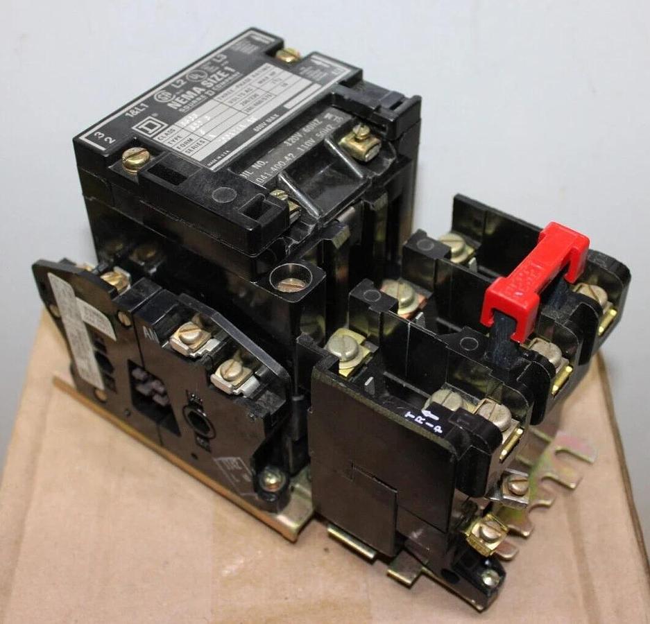 Used SQUARE D NEMA STARTER 8536-SCO3 NEMA 1 600 VAC 3-PHASE 10 HP **WARRANTY**
