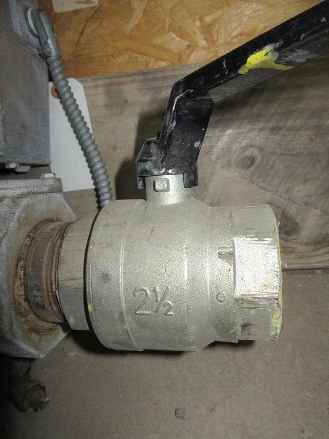 Used HONEYWELL FLUID POWER GAS VALVE V4055D-1019 110/120V GAS TRAIN 2.5"