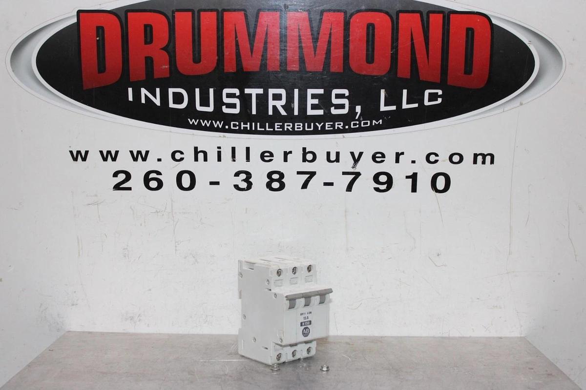 Used ALLEN BRADLEY CIRCUIT BREAKER 1492-CB3 480/277 VAC 10 AMP 3-POLE