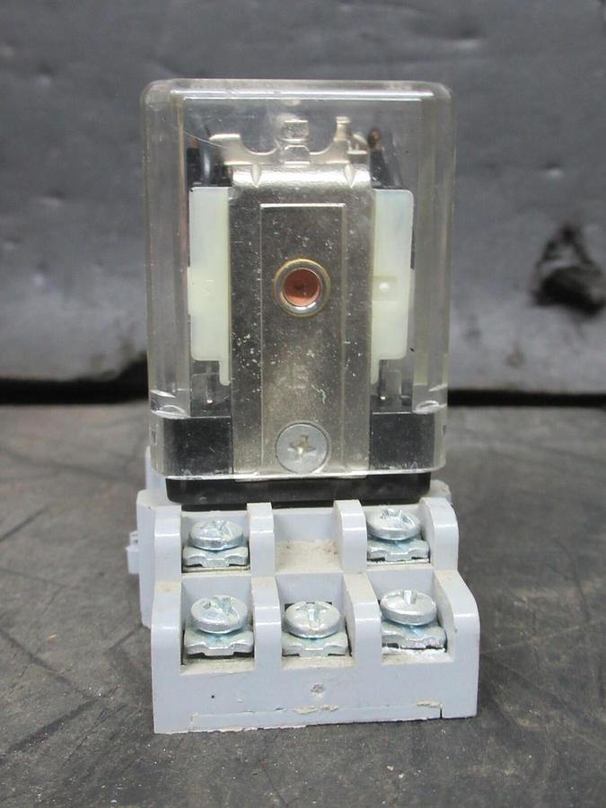 Used LOT OF 2 POTTER & BRUMFIELD RELAY KUP-11A15-120 120/240 VOLT 10 AMP 1/3 HP