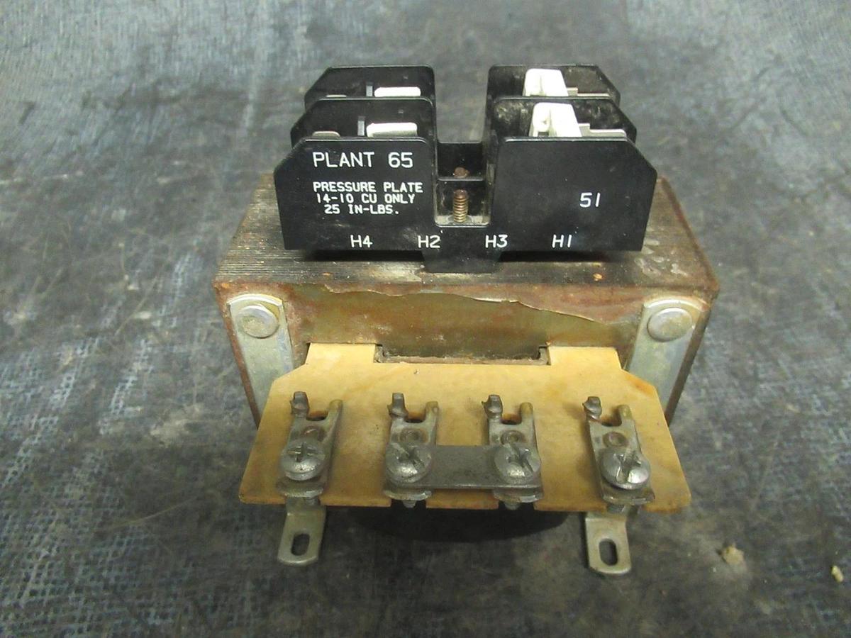 Used SQUARE D TRANSFORMER 9070KF350D1R02 350VA 50/60HZ INPUT:240/480V OUTPUT:110-120V