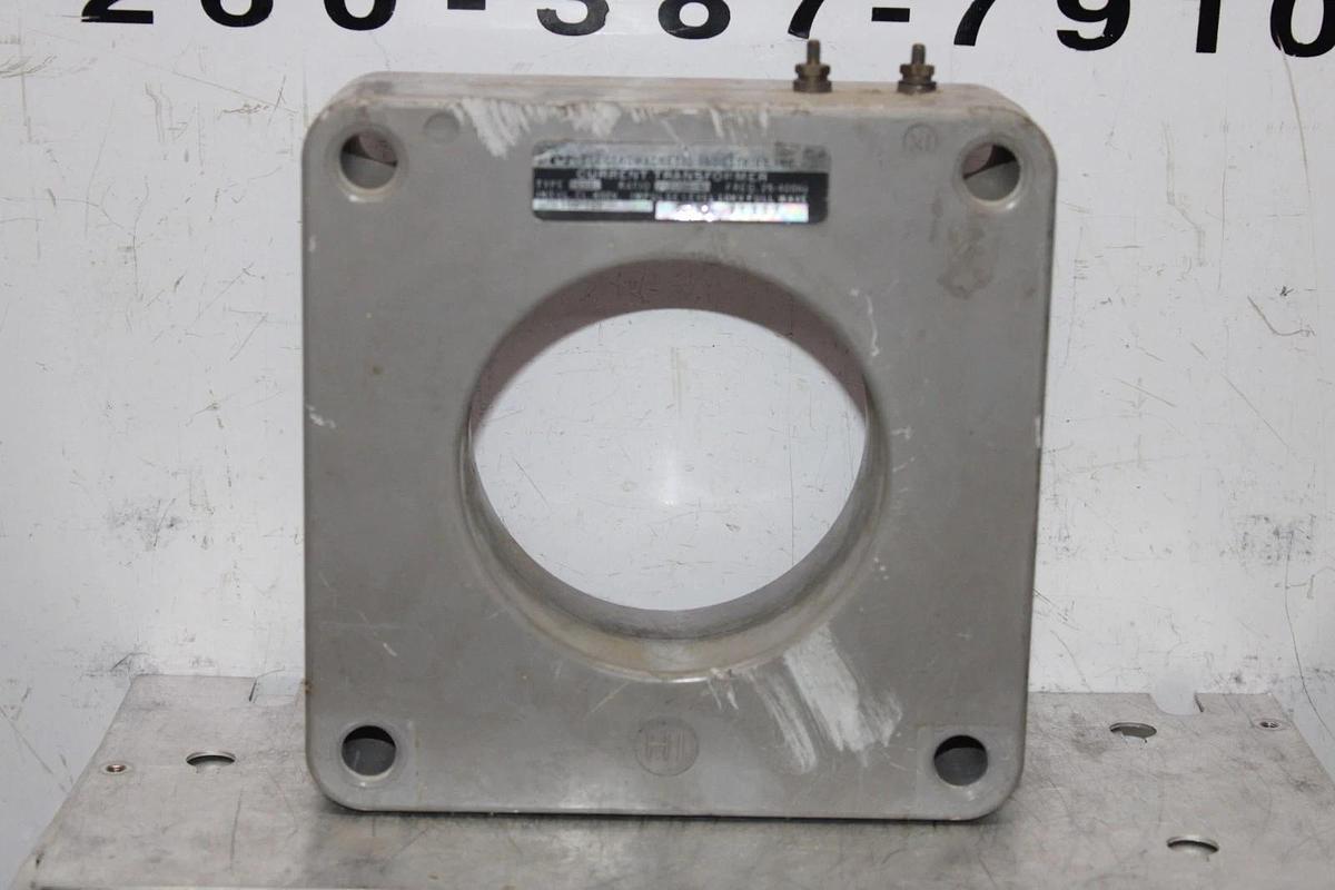 Used ELECTROMAGNETIC INDUSTRIES CURRENT TRANSFORMER 100-102 1000:5 25-400 HZ