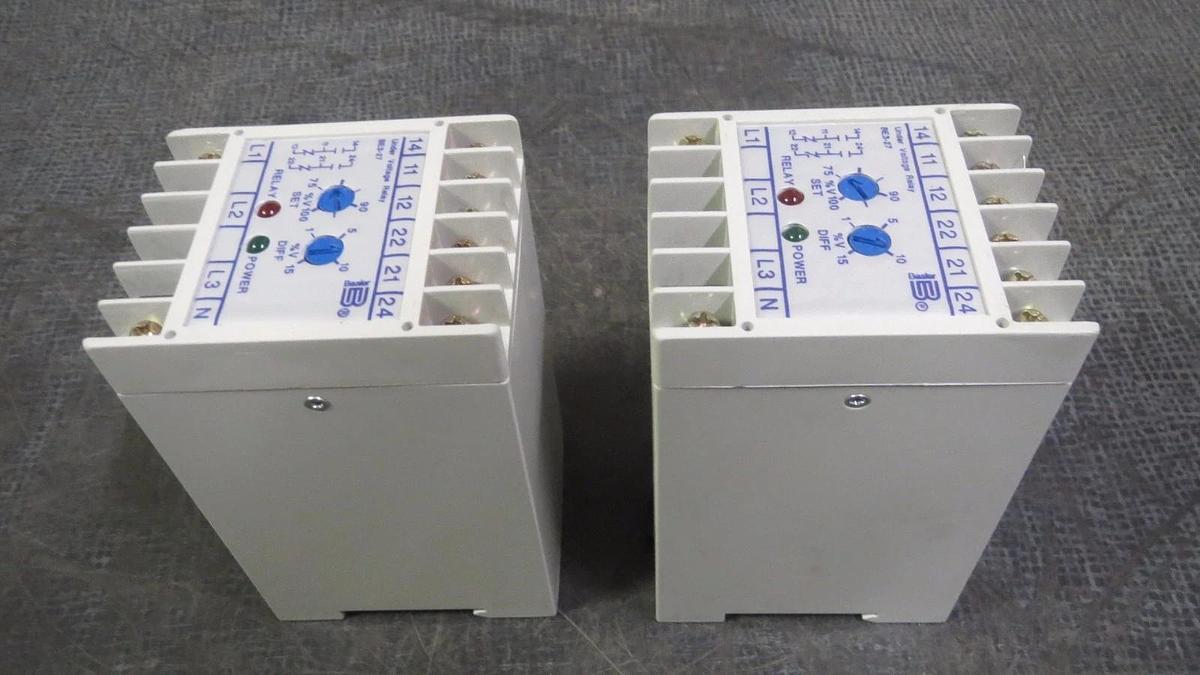 Used (1) BASLER ELECTRIC BE3-27 UNDER VOLTAGE RELAY 120 VAC MODEL: BE3-27-1A1N2